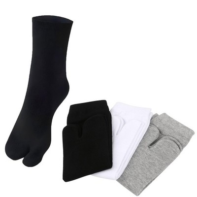 3 Pairs Japan Tabi Socks Split 2 Toe Sandals Ninja Slip On Japan Kimono Tree...