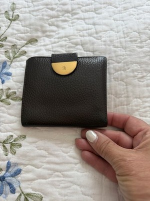Bally Brown Pebble Grain Wallet