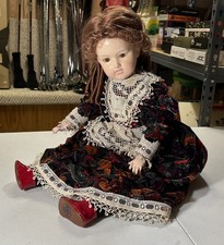 24” Antique Beautiful Head Doll Compo Body Lovely Outfit SEE PICTURES
