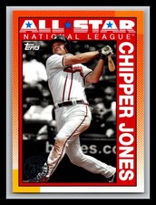 Chipper Jones Atlanta Braves 2025 Topps #90AS-11a 1990 Topps Baseball 35th