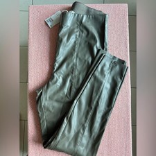 H M Faux Leather Pants