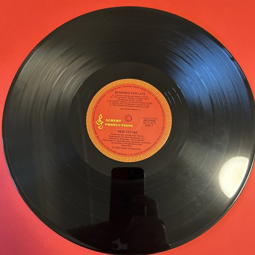 ROSE TATTOO ''SCARRED FOR LIFE '' VERY RARE AUS COPY-1982- APLP . 056 - Picture 3 of 4