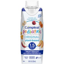 Compleat Pediatric Original 1.5 Fruit Medley, 8.45-ounce Reclosable Carton Case