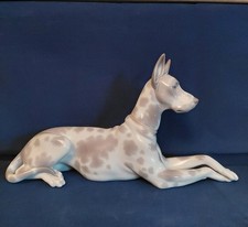 Lladro Spanische Porzellan Figur Hund Dogge