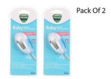 Vicks V934 Baby Rectal Thermometer 10 Second Reading Professional Accuracy, 2 pk