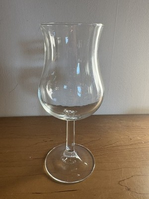 Set Of 11 Luminarc Clear Glass Tall Hurricane Wine Water Goblets  7 5/8  France