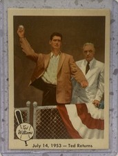 1959 Fleer Ted Williams Ted Williams, Ford Frick #48.