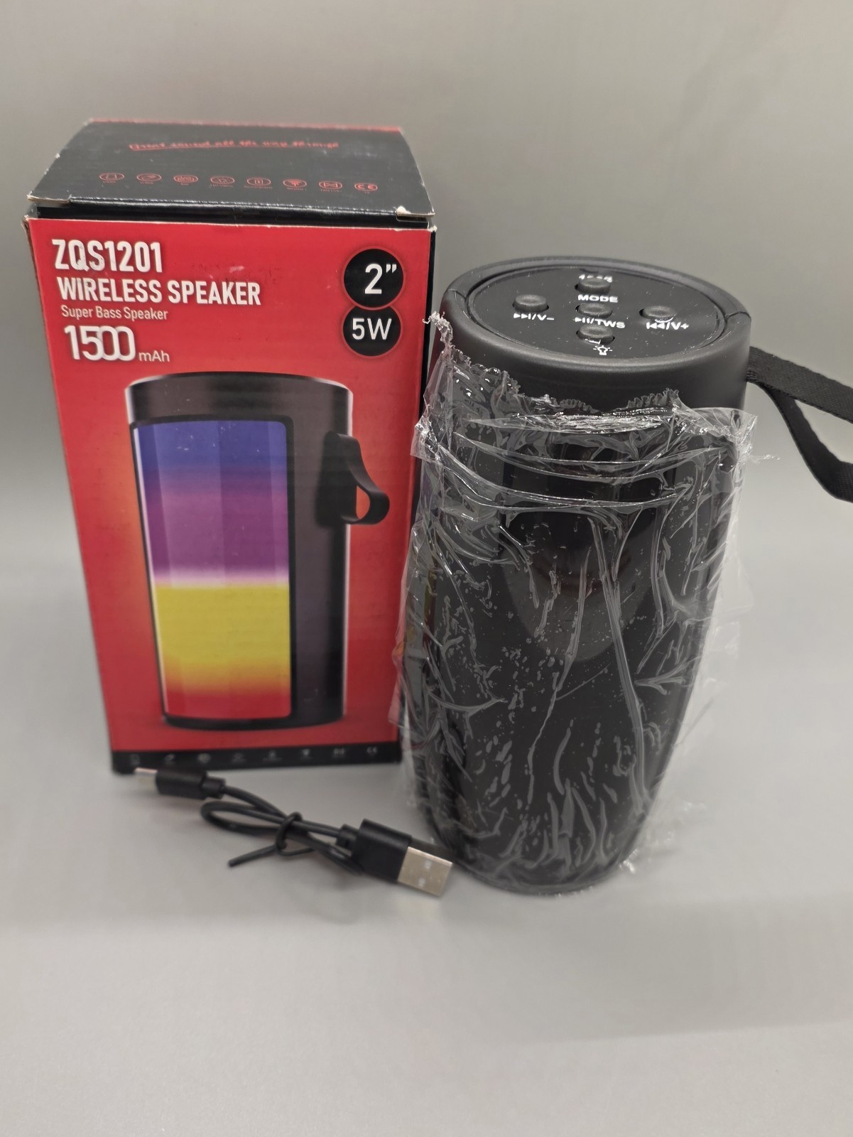 6" Rechargeable Wireless light up speaker with Bluetooth