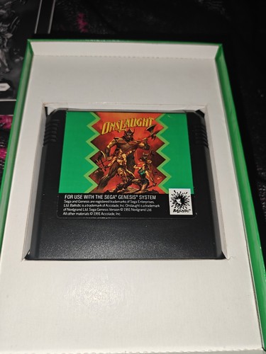 Onslaught (1991) (Sega Genesis, 1991) - Picture 2 of 3