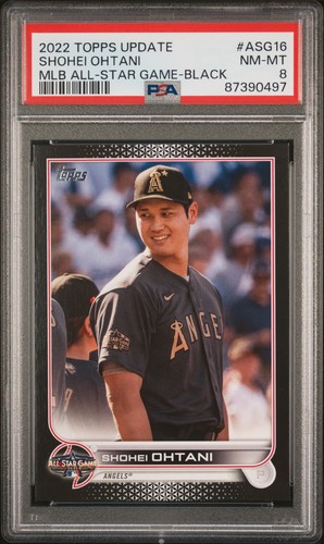 Shohei Ohtani 2022 Topps Update ALL STAR Black #ASG16 /299 PSA 8 - Picture 1 of 2
