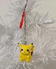 1999 PIKACHU KEYCHAIN CLIP Pokemon Basic Fun BFI 1.5" Fob Toy Nintendo VTG  NM