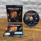 Minecraft PlayStation 3 Edition (Sony PlayStation 3, 2014) CIB Tested Working
