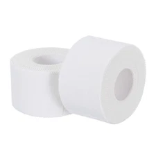 Athletic Sports Tape, Athletic Tape Easy Tear 1.5 in x 30 Ft, 2 Rolls, White