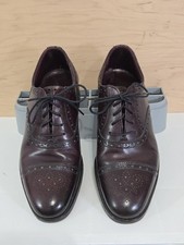 Edward Green Dark Brown Burgundy Brogue Oxfords Men's Shoe Size 6 D