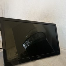 AOC Portable Monitor, Less Than 16 in, 16:9 Aspect Ratio, Black