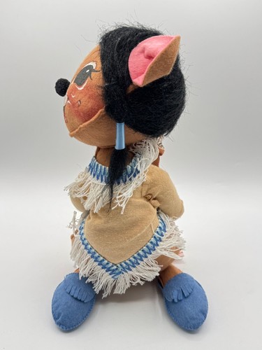 Vintage Annalee Indianer Mutter und Kind Maus 1988 Thanksgiving - Bild 2 von 9