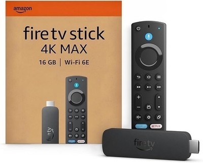Amazon Fire TV Stick 4K Max Streaming 16GB Wi-Fi 6E Ambient-TV NEU / OVP
