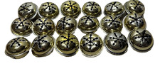 Decorative Bells Gold 18Pc Christmas Bells Snowflake Cutout Jingle Tree 4