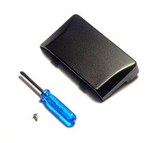 Battery Cover Replacement with Tool and Screw Nintendo Gameboy Micro GBM Black