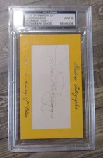 Dom DiMaggio Autograph 1/1 Historic Autographs In Memory Of...