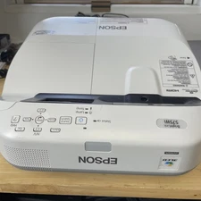 Epson BrightLink 575Wi Projector Ultra Short Throw 1080p H601A(working) W/remote
