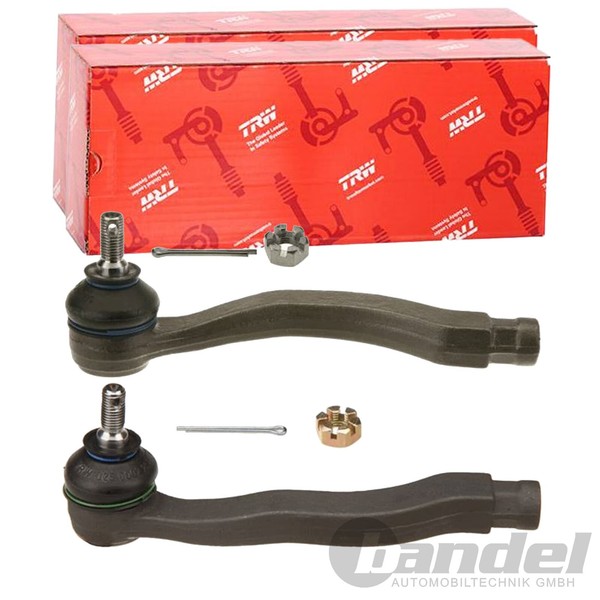 2X Trw Spurstangenkopf Links+Rechts Passend FüR Honda Civic CR-V Crx Integra-image