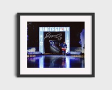 Hockey Autograph Print - Ryan McDonagh - Broadway Blue