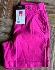 RAFAELLA Ladies Shorts Size 6 Cosmo Pink NEW