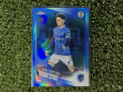 2025-26 Topps UCC Konstantinos Karetsas KRC Genk Color Match Blue /150 ...