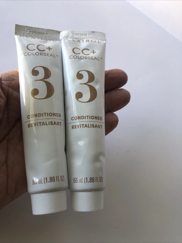 Lot of 2 ~ Clairol Nice 'N Easy  CC+ Colorseal Conditioner 1.86 Fl Oz #3, NEW - Image 3 of 3