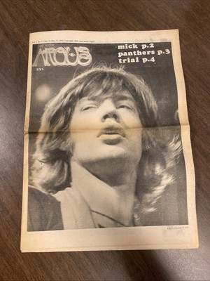 Vintage Counter Culture Magazine/Newspaper Ann Arbor Argus 1969 V.1 No 15