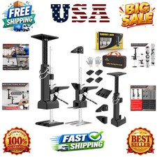 2 Pack Cabinet Jacks, 3rd Hand Support System with 360 LBS Capacity, Adjustab...