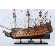 Soleil Royal 112-Gun Warship Model – Luxury Wooden Fully Assembled Display Piece