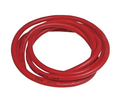 MSD Ignition Super Conductor Spark Plug Wire 8.5mm 25ft Red Silicone