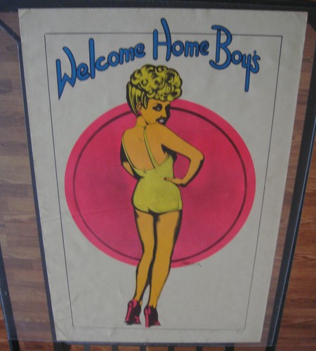 Vintage Black Light Poster Saladin Betty Grable Welcome Home Boys Petagno 1973 - 第 4/12 張圖片