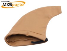 MX5 Handbrake Lever Gaiter Cover Tan Leather Mazda MX-5 Mk1 Mk2 Mk2.5 1989>2005