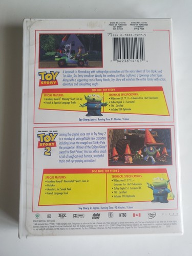 Toy Story 1 & 2 DVD Disney Pixar - Picture 2 of 8
