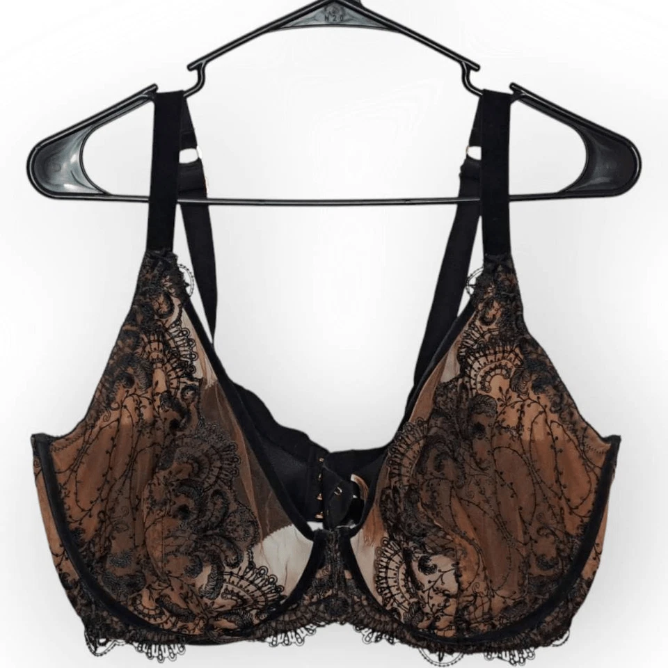 Dita Von Teese Plus Size Women's Nom De Plume Underwire Plunge Bra 40H - Image 2 of 4