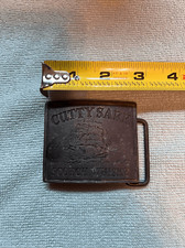Vintage Cutty Sark Whisky Belt Buckle