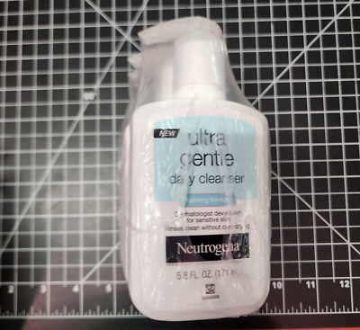 3pk Neutrogena Ultra Gentle Daily Cleanser Foaming Formula Hypoallergenic 5.8 oz