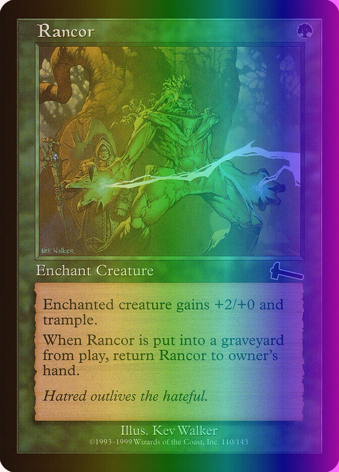 MTG Magic the Gathering Rancor (110/143) Urza's Legacy LP FOIL
