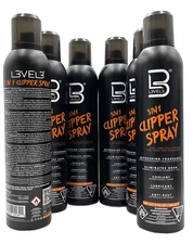 L3VEL3 5-in-1 Clipper Spray, 10.14 oz-6 Pack