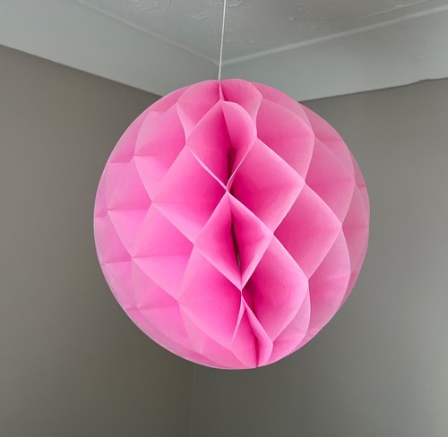 Honeycomb Paper Ball Colourful Wedding Party Hanging Decoration - 130 Variations - Picture 13 of 36