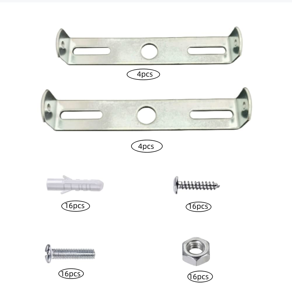 Pack of 8 Light Fixture Mounting Bracket,Mount Bracket Light Crossbar Kit,With S eBay