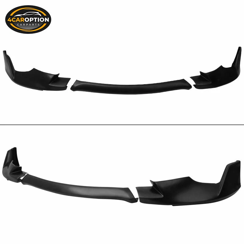 Fits 14-16 Toyota Corolla Base L LE PU Front Bumper Lip Spoiler Splitter Foto 3 de 4