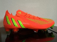 Adidas Predator Edge.1 SG Solar Red Soccer Cleats Mens Size 8.5 GW1016
