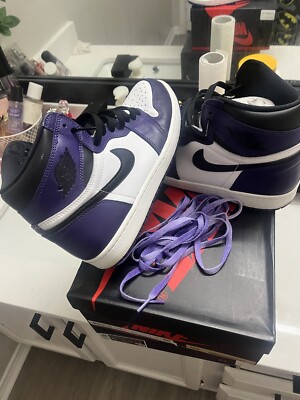Size 10.5 - Jordan 1 Retro OG High Court Purple 2.0