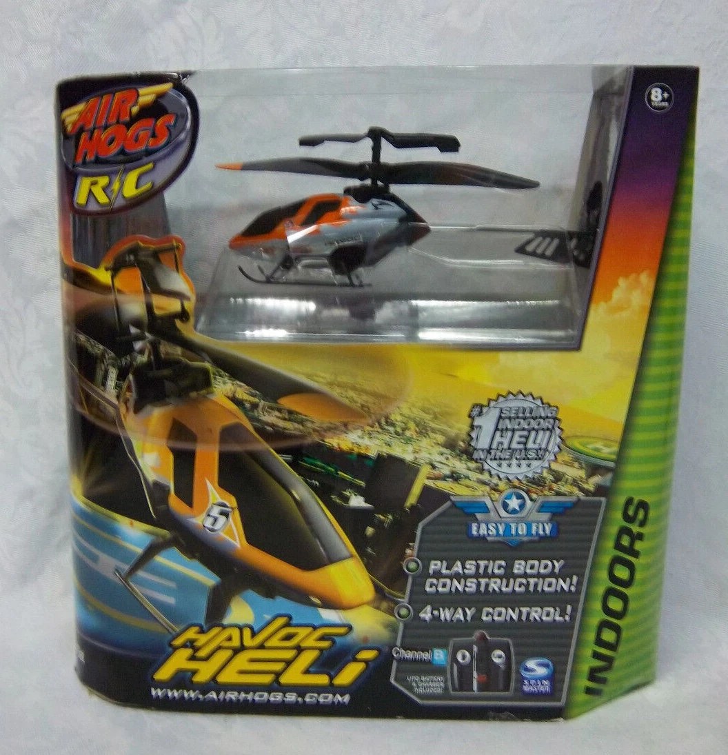 Air Hogs Indoor R C Havoc Heli Helicopter Easy to Fly 4 Way