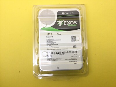 Seagate Exos X18 18TB 7.2K RPM SATA 6Gb/s 3.5