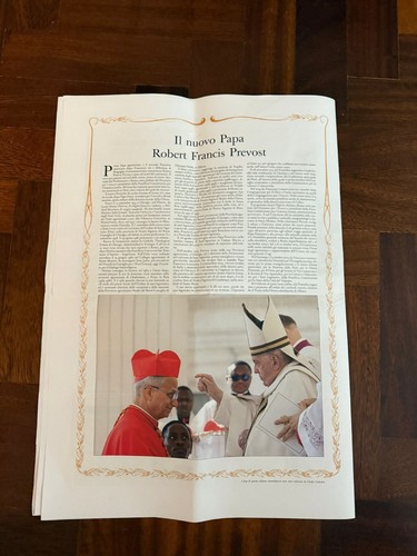 OSSERVATORE: HABEMUS PAPAM POPE LEONE XIV (PREVOST) ed. 08/05/2025 - Afbeelding 4 van 4